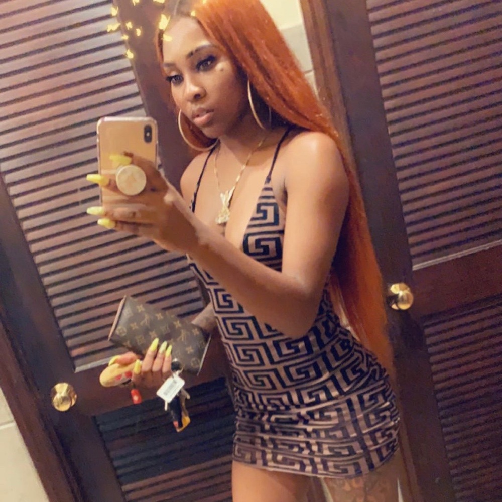 Black & Nude Mini Dress